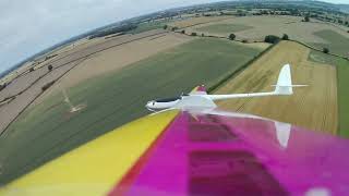 Sherlow RC Glider Aerotow Aug 2024 [upl. by Garmaise]