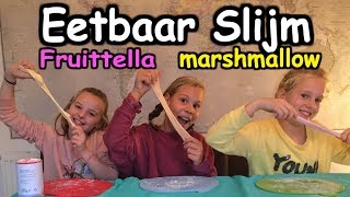 2 Soorten Eetbaar Slijm maken van Fruitella en van Marshmallows [upl. by Alilahk]