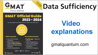 Q229 Data Sufficiency GMAT Official Guide 2023 2024 [upl. by Clarhe]