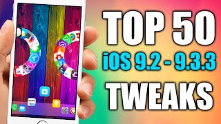 TOP 50 Cydia Tweaks Compatible With iOS 92  933 JAILBREAK [upl. by Wobniar]