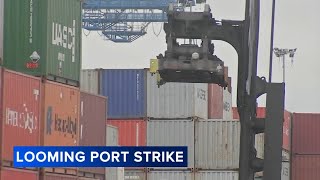 Ports along the East and Gulf coasts preparing for possible worker strike [upl. by Mari]