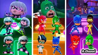 PJ Masks Team CATBOY vs OWLETTE vs GEKKO vs LUNA GIRL [upl. by Alburga]