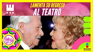 Ignacio López Tarso lamenta el regreso de Silvia Pinal al teatro  Sale el Sol [upl. by Aillicirp]