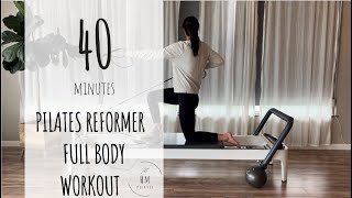 Pilates Reformer  Intermediate Pilates  Full Body Workout [upl. by Mcgaw]