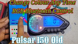 Pulsar 150 Modification by RGB Bluetooth [upl. by Aihsined998]