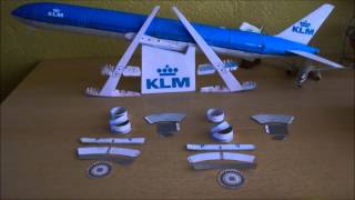 KLM B777300ER Papercraft [upl. by Cari698]