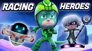 PJ Masks Games  PJ Masks Racing Heroes  New App Game  Gekko Gameplay  Game for Kids [upl. by Hashimoto887]