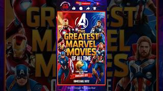 The Greatest Marvel Movies Of All Time 🎬  Iconic Films From The MCU 🌍 [upl. by Yendys]