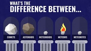 Less Than Five  Whats the Difference Between Comets Asteroids Meteoroids Meteors amp Meteorites [upl. by Nytsuj252]