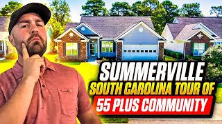 Summerville South Carolina Tour of 55 Plus Community  Four Seasons of Summerville South Carolina [upl. by Aileno]