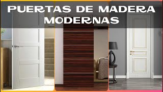 😍 15 Puertas de Madera Para Dormitorios Baño y Cocina  Modelos Puertas de Madera Para el Hogar [upl. by Willie689]