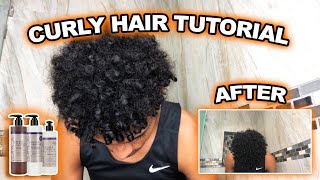 Curly Hair Tutorial  7 FAST STEPS [upl. by Adnilra]