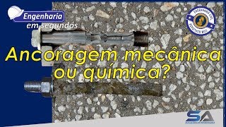 Ancoragem mecânica ou química [upl. by Brandes]