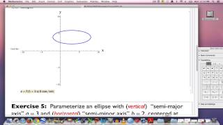 Multivariable Calculus Part 5 Parameterize an ellipse not centered at the origin [upl. by Oirramaj608]