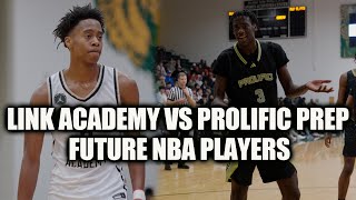 Link Academy vs Prolific Prep Tre Johnson vs Aj Dybansta Tyran Stokes Labaron Philon [upl. by Ahsyen]