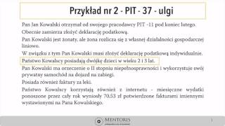 3 Jak wypełnić PIT cz3  ulga na dzieci [upl. by Ilise]