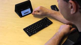 Plugable Bluetooth Folding Keyboard and Case for Android iOS Windows [upl. by Alyahs]