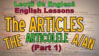 Lectii Engleza Video  ARTICLES Articolele in engleza  part 1  English Video Lessons [upl. by Hayton376]