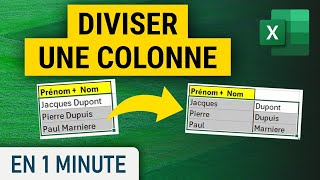 Comment diviser une colonne dans Excel [upl. by Yenal96]