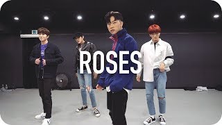 Roses  Chris Brown  Jinwoo Yoon Choreography with SF9 Youngbin Taeyang Chani [upl. by Eelyam]