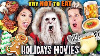 Try Not To Eat  Holiday Movies Christmas Vacation Krampus A Christmas Story [upl. by Irdua]