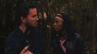 Walking Dead Bonus Michonne amp Rick Fall in Love [upl. by Alessig]