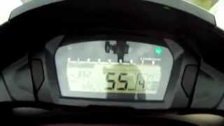 HONDA NC700D Integra DCT 060mph 0100kmh [upl. by Florrie]