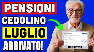 PENSIONI LUGLIO CEDOLINO ARRIVATO 👉 CONTROLLA SUBITO QUATTORDICESIMA TASSE ECC 💻💰 [upl. by Nyladnar]