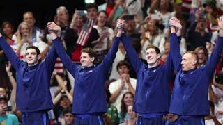 swimming 🏊 Team USA Wins Gold in Men’s 4x100M Freestyle Relay Final at paris2024 Olympics [upl. by Errecart920]