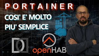 OPENHAB in PILLOLE 6 Installiamo PORTAINER sul Raspberry PI [upl. by Edris]