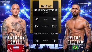 ANTHONY SMITH VS VITOR PETRINO FULL FIGHT UFC 301 [upl. by Enahc]