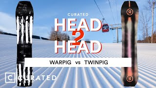 2021 Ride Warpig vs 2021 Ride Twinpig  Head 2 Head  Curated [upl. by Rose180]