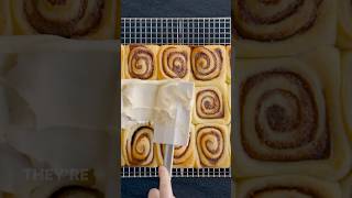 Claire Saffitz shows us how to make her cinnamon rolls food recipe how baking [upl. by Nifled]