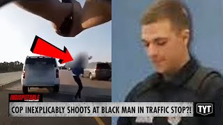 WATCH Cop Shoots At Unarmed Man For No Reason In Traffic Stop Hits Car On Highway [upl. by Aruam]