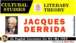 Jacque Derrida  Jacque Derrida Deconstruction  Jacque Derrida Post Structuralism  Derrida Concept [upl. by Asoral]