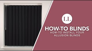 How to Install Your Allusion® Blind  HowTo Blinds [upl. by Edobalo]