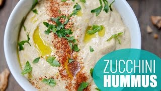 How to Make Zucchini Hummus  NOBEAN HUMMUS RECIPE [upl. by Seerdi183]