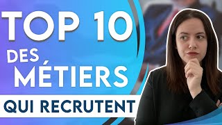 TOP 10 DES MÉTIERS QUI RECRUTENT EN 2020 [upl. by Tuttle]