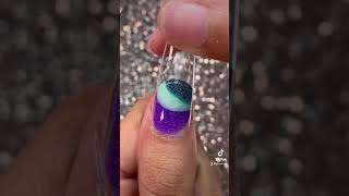 Polygel Marble Space Nail shorts nails [upl. by Nylaroc]