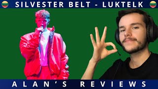 REACTION  SILVESTER BELT  LUKTELK  EUROVISION LITHUANIA 2024 [upl. by Nimar400]