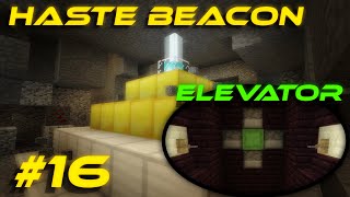 Full Beacon Haste MiningSlime Elevator  Minecraft Vanilla 18 Survival Ep 16 [upl. by Harvie]