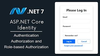 ASPNET Core Web App  Authentication and Authorization using Identity  Razor Pages and SQL Server [upl. by Neelhtac]