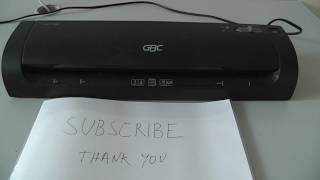 How to use GBC Fusion 1100L Laminator [upl. by Eintroc53]