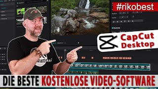 WOW das BESTE KOSTENLOSE Videoschnitt Programm  CapCut Desktop Software für Mac amp Win  Tutorial [upl. by Annayat]