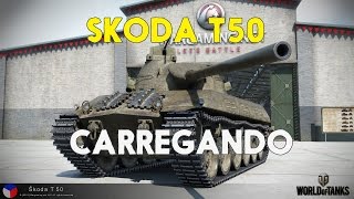 World of Tanks  Skoda T50  Serene Coast  Gameplay [upl. by Philo]