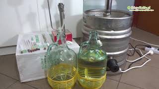 tradycyjny destylator elektryczny potstill z termometrem keg 30l [upl. by Briano]