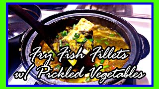 Tampal Puke FishFlat Fish with Pickled Vegetables SoupChinese Style [upl. by Dressler]