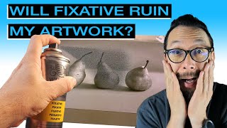 How to Use Fixative without Ruining your Artwork [upl. by Phaih]