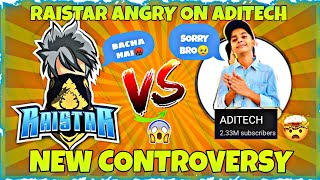 Raistar Vs Aditech  Raistar angry on Aditech  New controversy  Free fire [upl. by Meletius613]