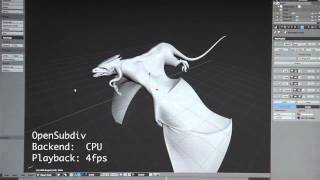 OpenSubdiv Blender demo [upl. by Woodsum]